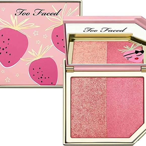 Too Faced Other - Too Faced Tutti Frutti Fruit Cocktail Blush Duo in Strobeberry NIB
